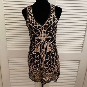 CHELSEA & VIOLET Sequin Tank Dress